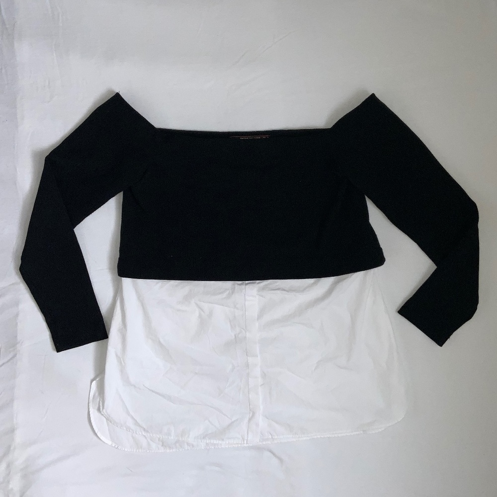Zara Trafaluc Collection Off Shoulder Top